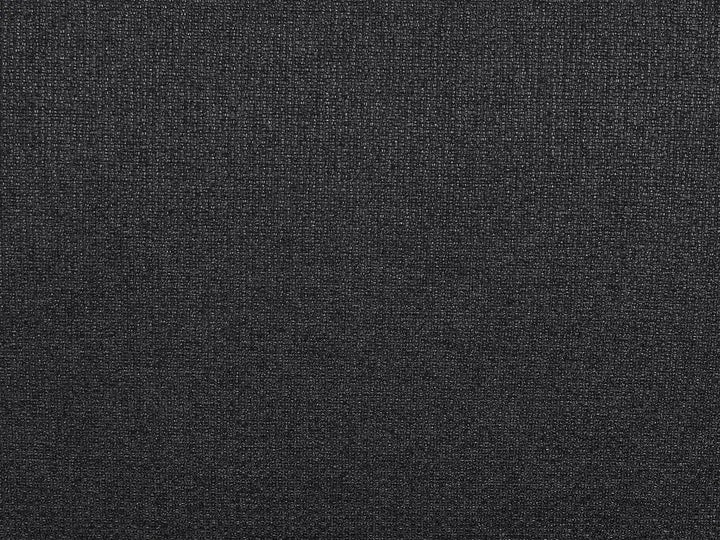 Sofa 3 Seater Fabric Black with Tables Quiniya