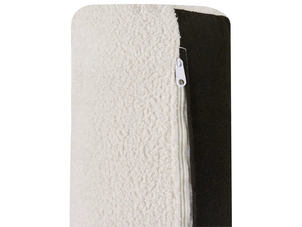 Corner Sofa 4 Seater Boucle Off-White Left Hand Josanna