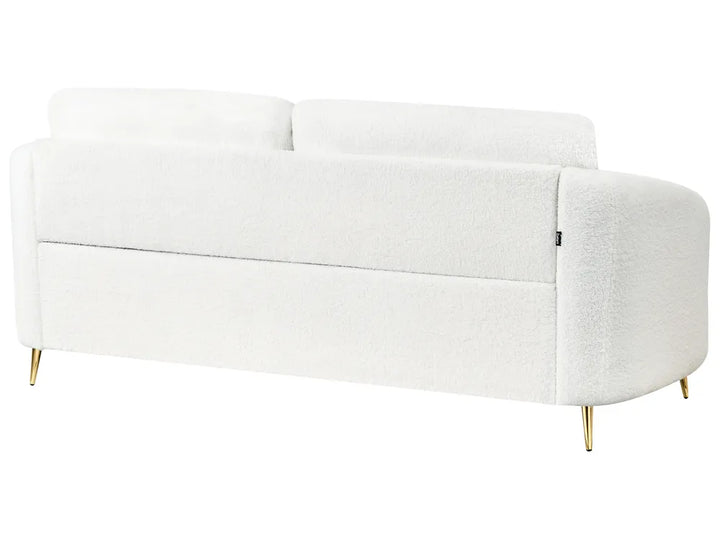 Sofa 3 Seater Boucle White Deondry