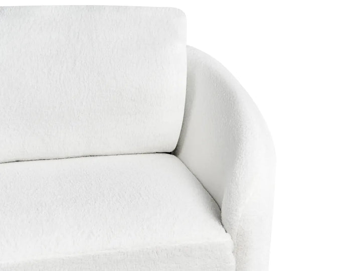 Sofa 3 Seater Boucle White Deondry