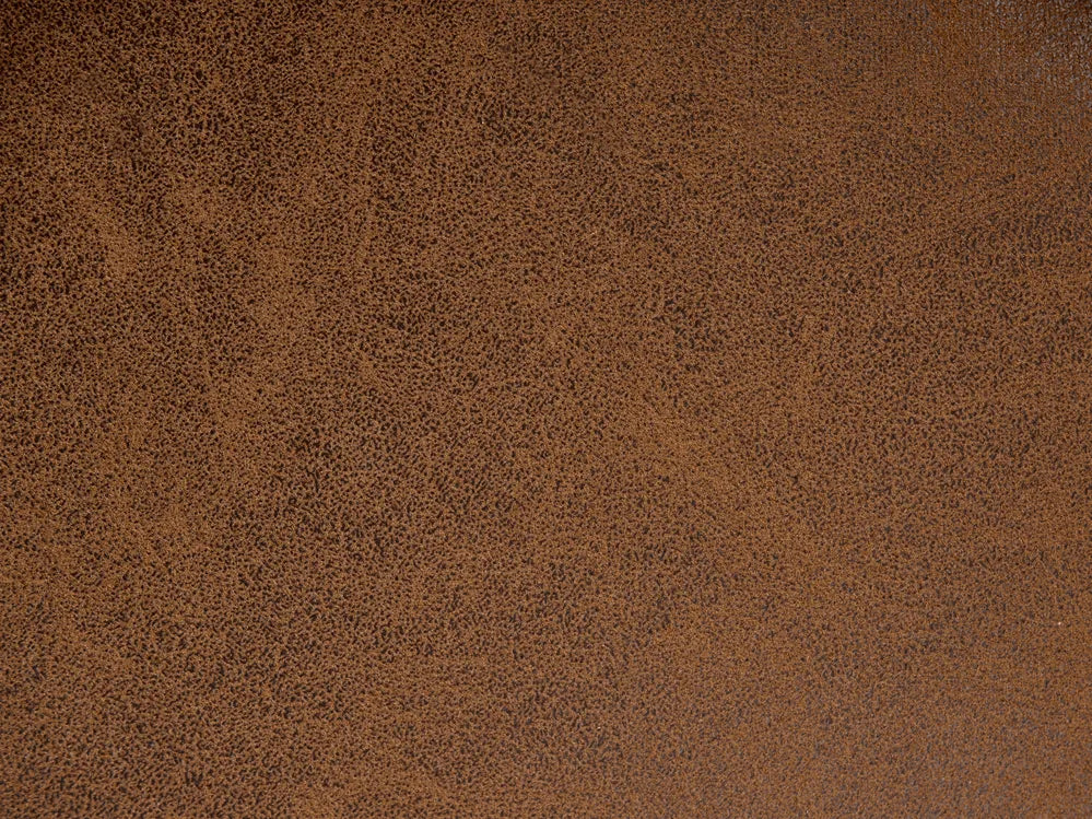 Sofa Bed 3 Seater Faux Leather Golden Brown Kaveri