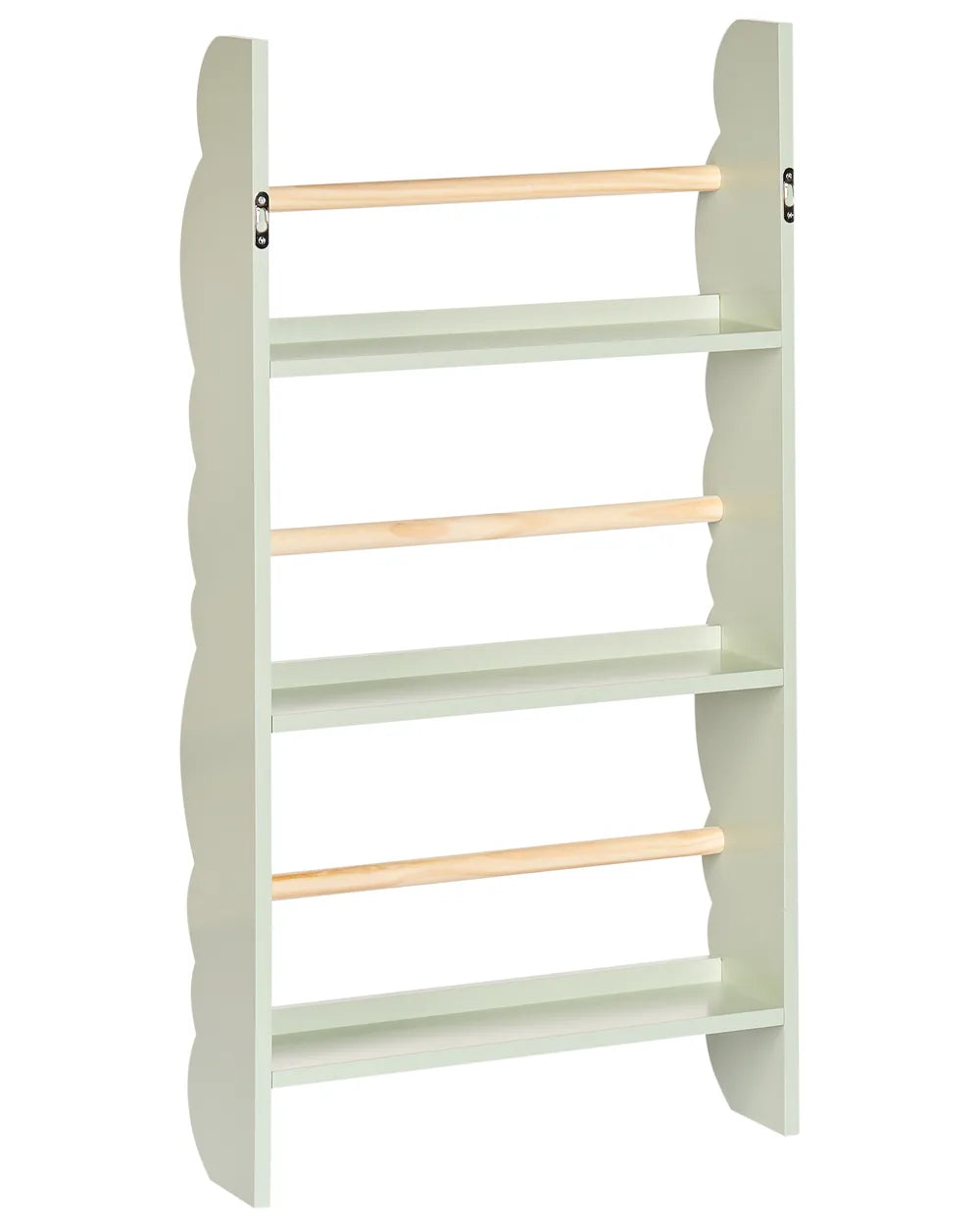 Wall Bookshelf  80 cm Light Green Hartleigh
