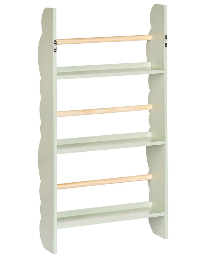 Wall Bookshelf  80 cm Light Green Hartleigh