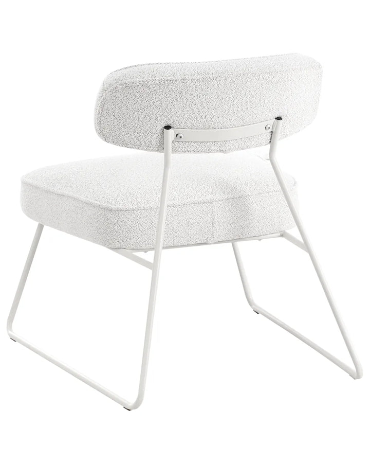 Set of 2 Armchairs Fabric Off-White Marzi
