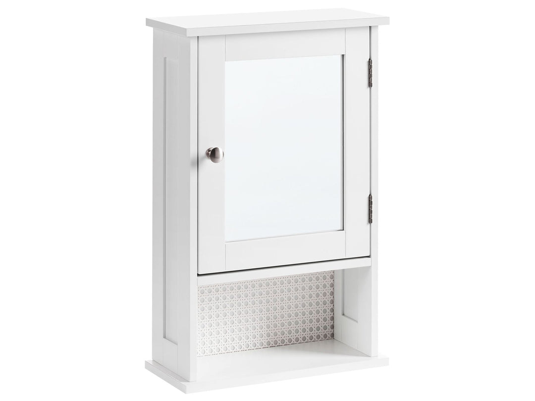 This sleek hanging cabinet is the perfect choice for compact bathrooms. 