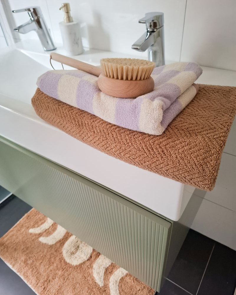 Wall Mounted Washbasin Cabinet 100 cm Light Green Alzira