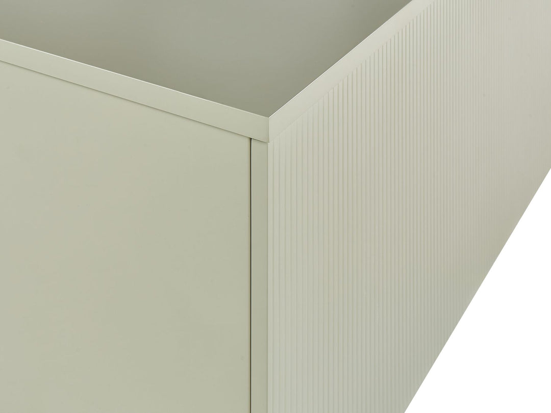 Wall Mounted Washbasin Cabinet 100 cm Light Green Alzira
