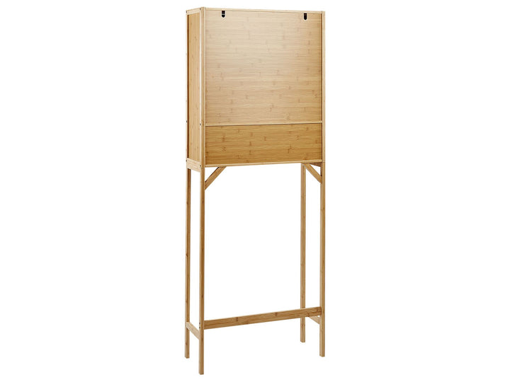 Bathroom Cabinet Bamboo Wood 63 cm Light Brown Okarche