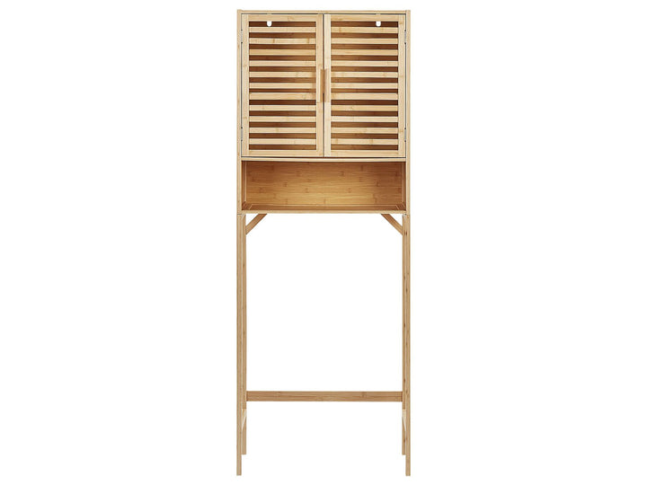 Bathroom Cabinet Bamboo Wood 63 cm Light Brown Okarche
