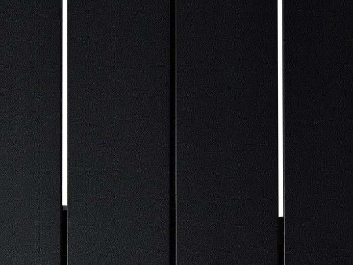 Valcanetto Extending Garden Dining Table 180/240 cm 90 cm Metal Black