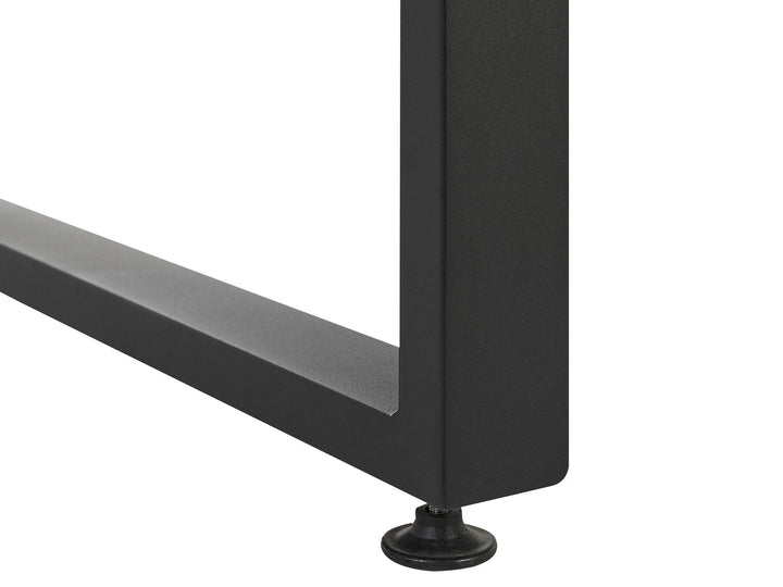 Valcanetto Extending Garden Dining Table 180/240 cm 90 cm Metal Black
