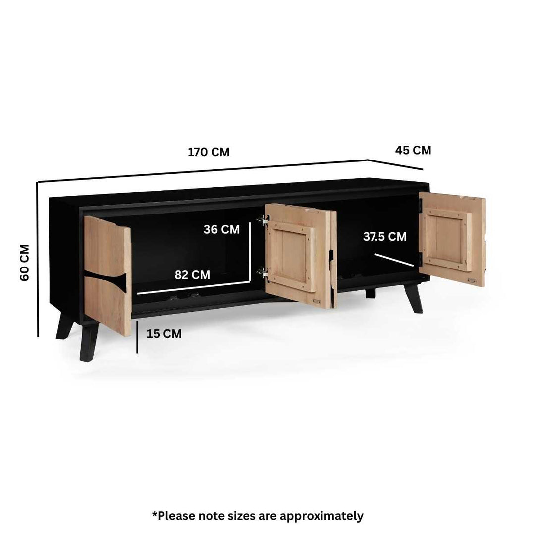 Boho Large Low Board TV Cabinet