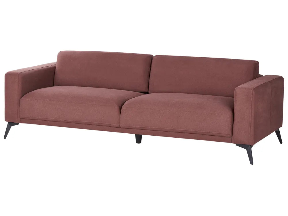 Sofa 3 Seater Fabric Burgundy Maeesha