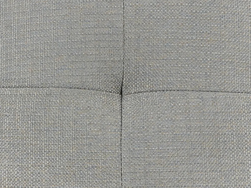 Sofa Bed 3 Seater Fabric Grey with Storage Left Hand Arsaluis