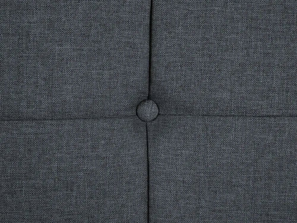 Sofa Bed 3 Seater Fabric Dark Grey Charlesa