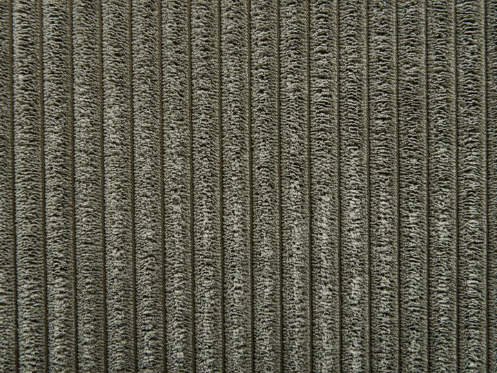 Corner Sofa 4 Seater Corduroy Green with Ottoman Left Hand Lecanto