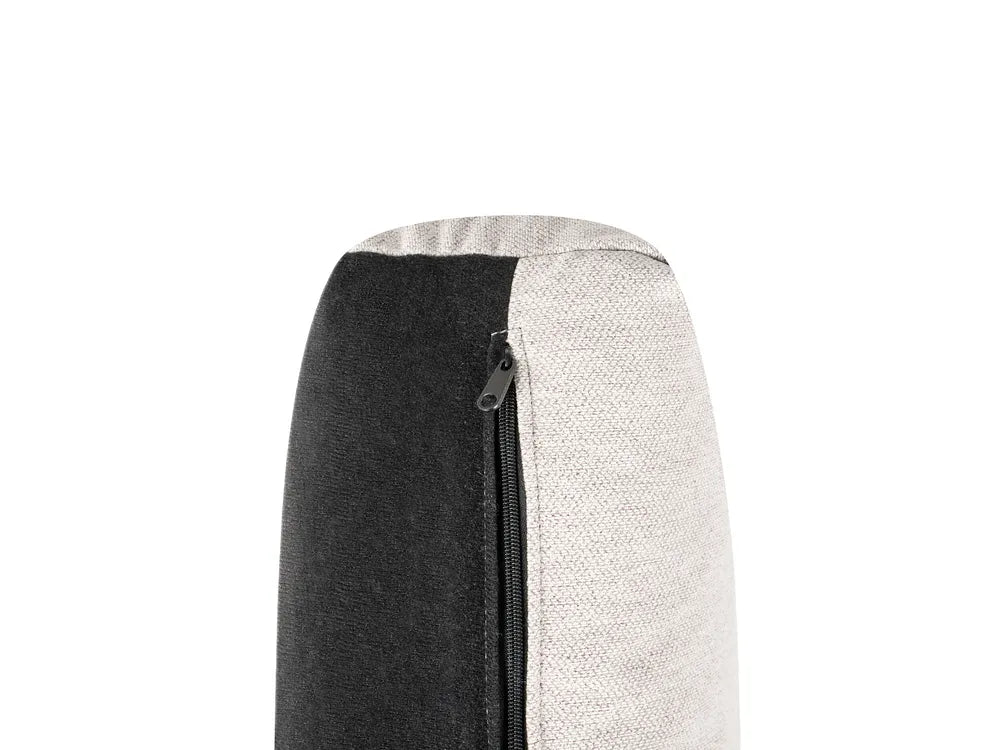 Corner Sofa 4 Seater Fabric Light Beige Left Hand Josanna