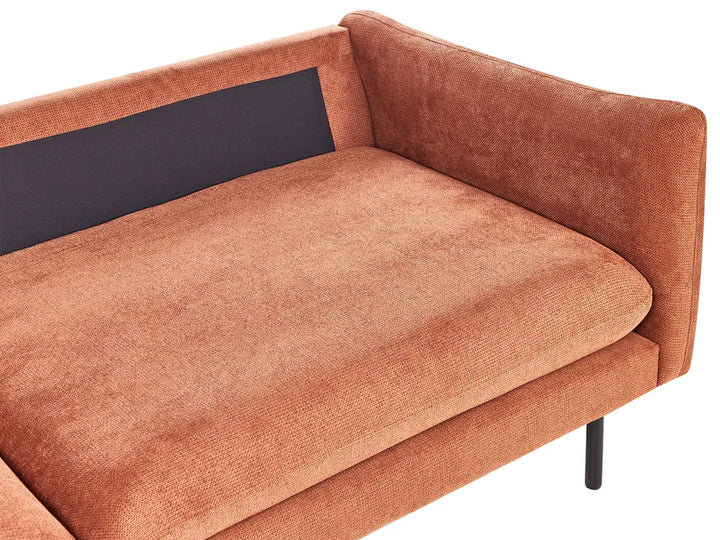 Sofa 3 Seater Chenille Golden Brown Praylow