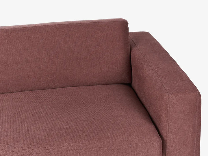 Sofa 3 Seater Fabric Burgundy Maeesha