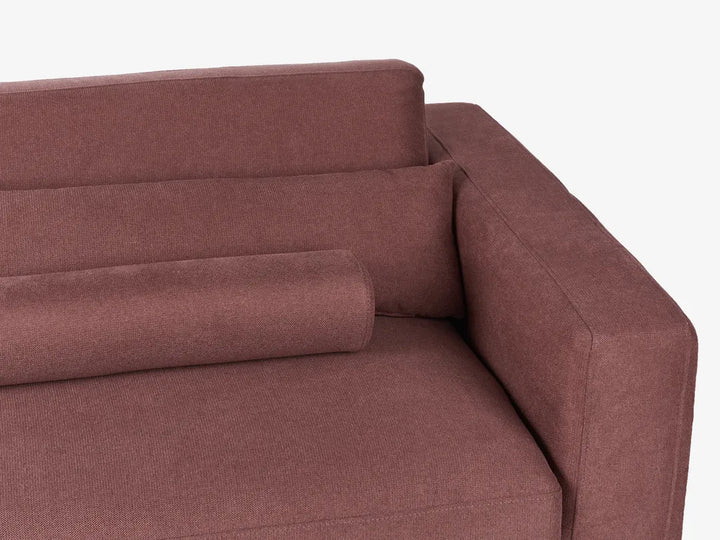 Sofa 3 Seater Fabric Burgundy Maeesha