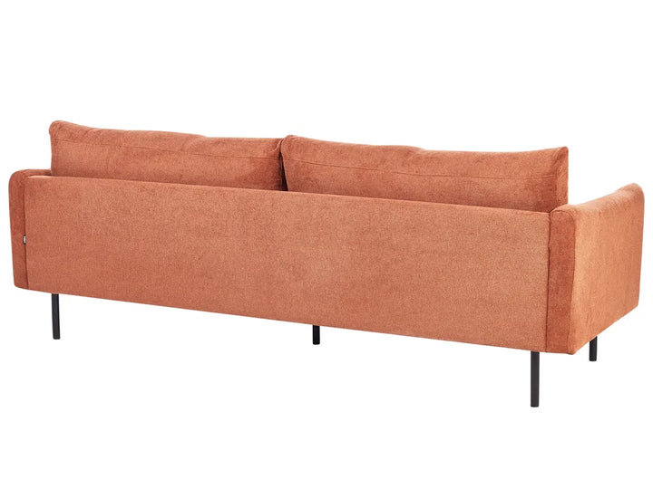 Sofa 3 Seater Chenille Golden Brown Praylow