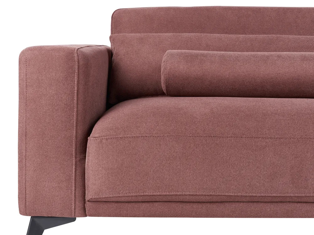Sofa 3 Seater Fabric Burgundy Maeesha