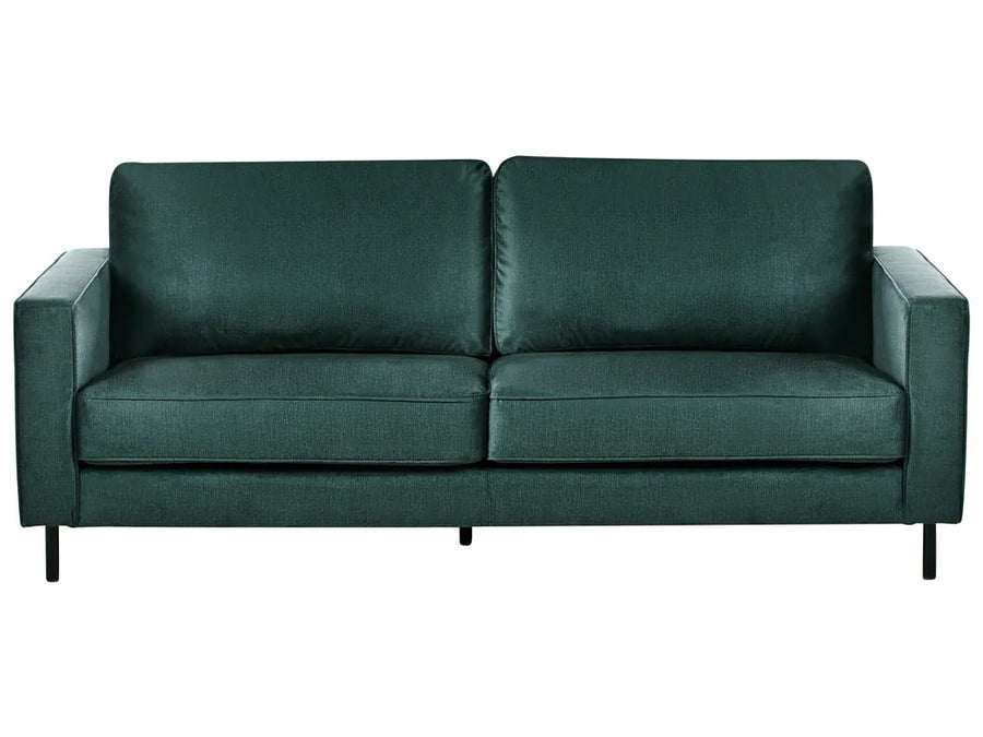 Green sofa on a white background