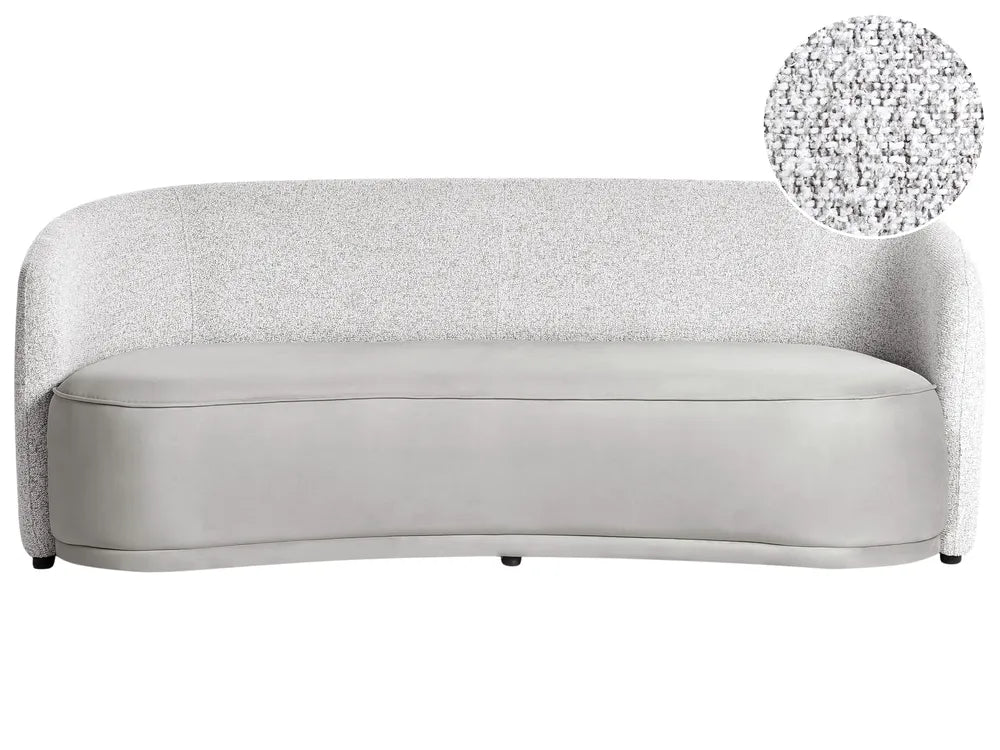 3 Seater Fabric Grey Rastus