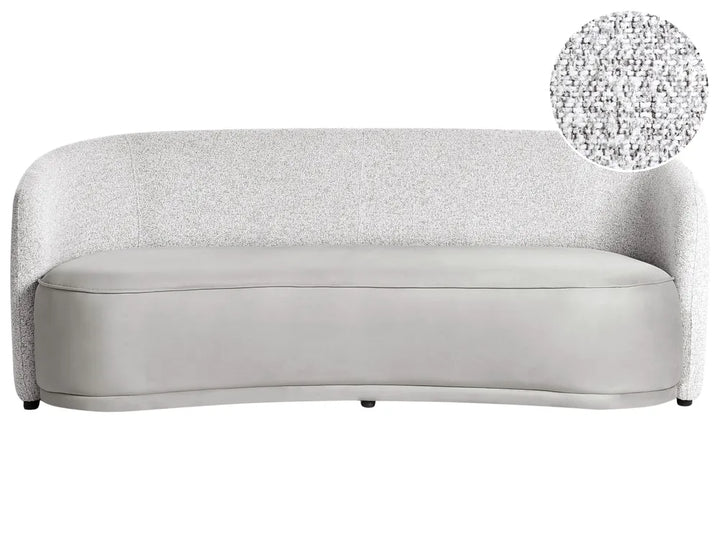 3 Seater Fabric Grey Rastus