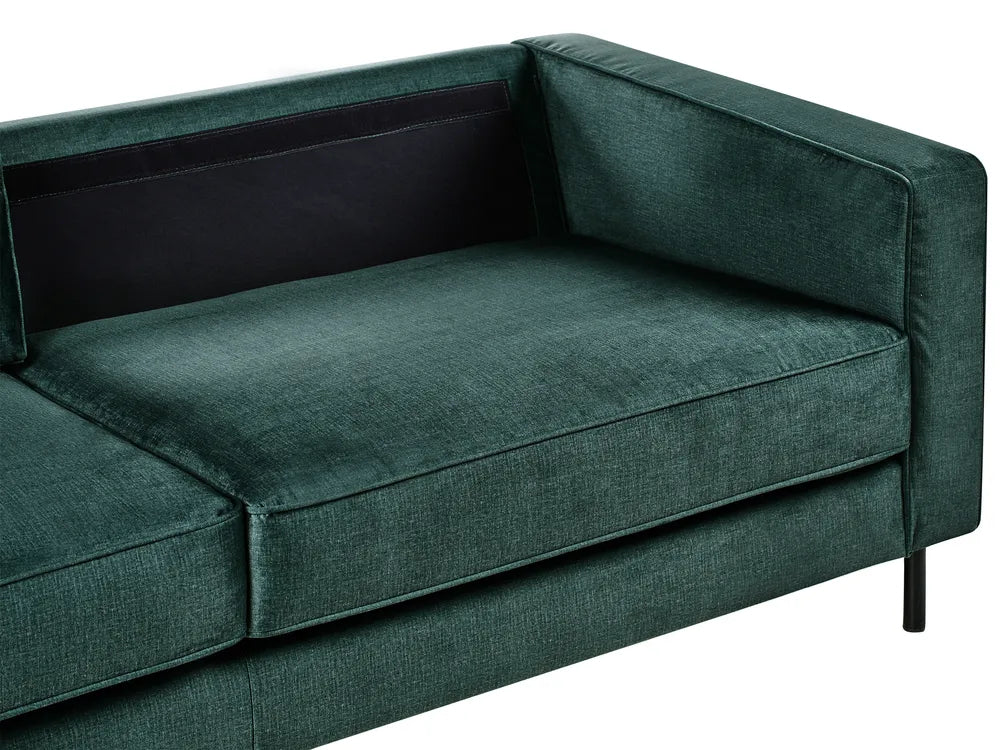 Sofa 3 Seater Velvet Dark Green Chanet