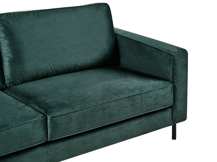 Sofa 3 Seater Velvet Dark Green Chanet