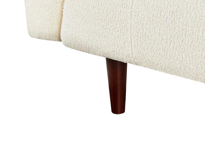 Sofa 3 Seater Boucle Off-White Cilla