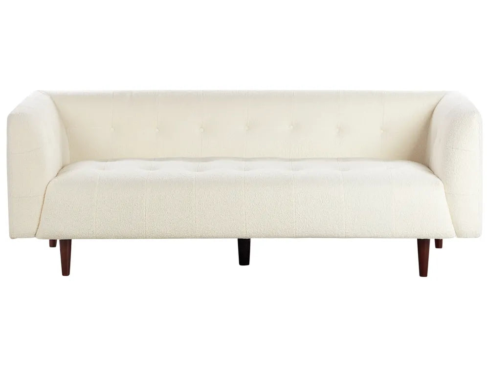 Beige sofa on a white background