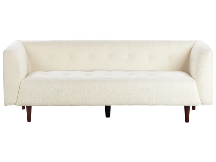 Beige sofa on a white background