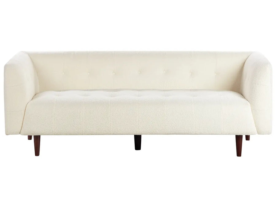 Beige sofa on a white background