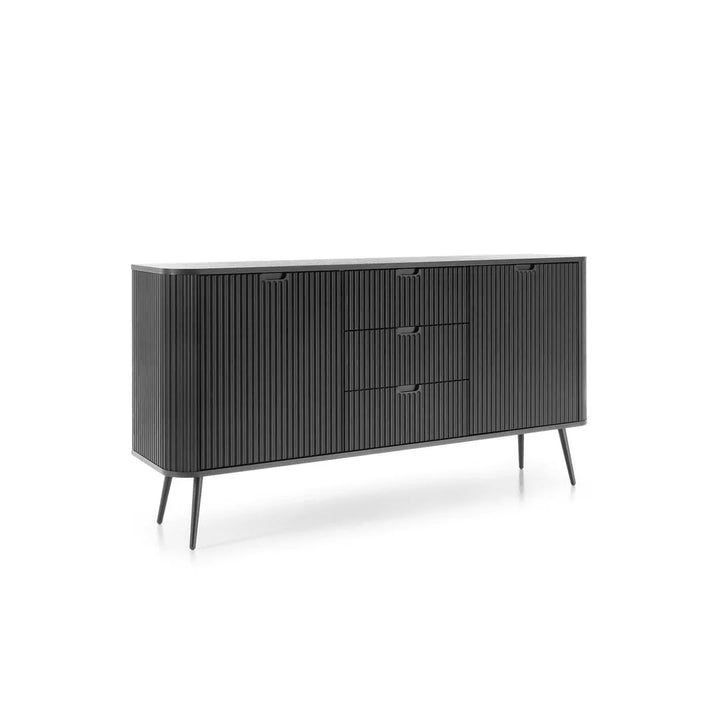 Sideboard Cabinet 168cm Black Zova