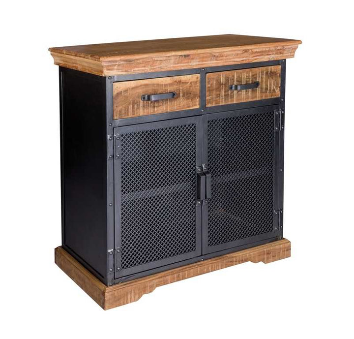 Metropolis Industrial 2 Drawer Cabinet / Sideboard