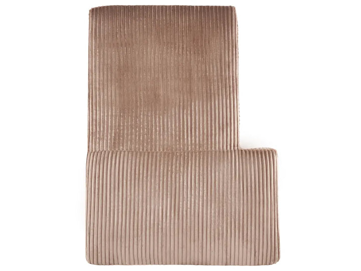 Corner Sofa 4 Seater Corduroy Light Brown Left Hand Vardie
