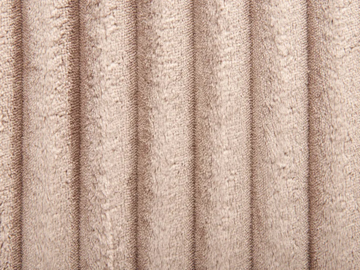 Corner Sofa 4 Seater Corduroy Light Brown Left Hand Vardie