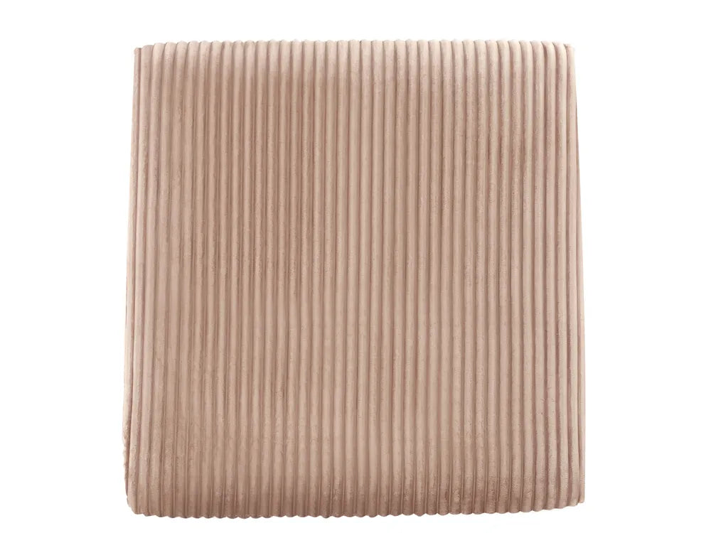 Corner Sofa 4 Seater Corduroy Light Brown Left Hand Vardie