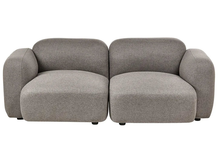 Gray sofa on a white background