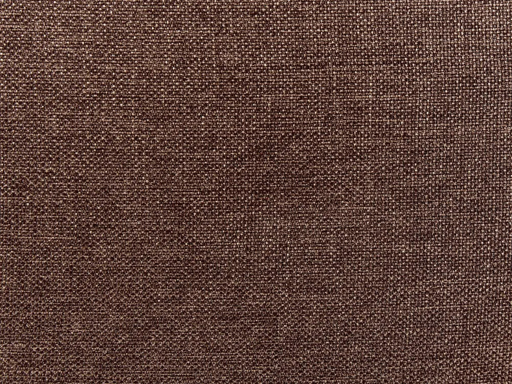 Sofa 3 Seater Fabric Brown with Ottoman Assuntino