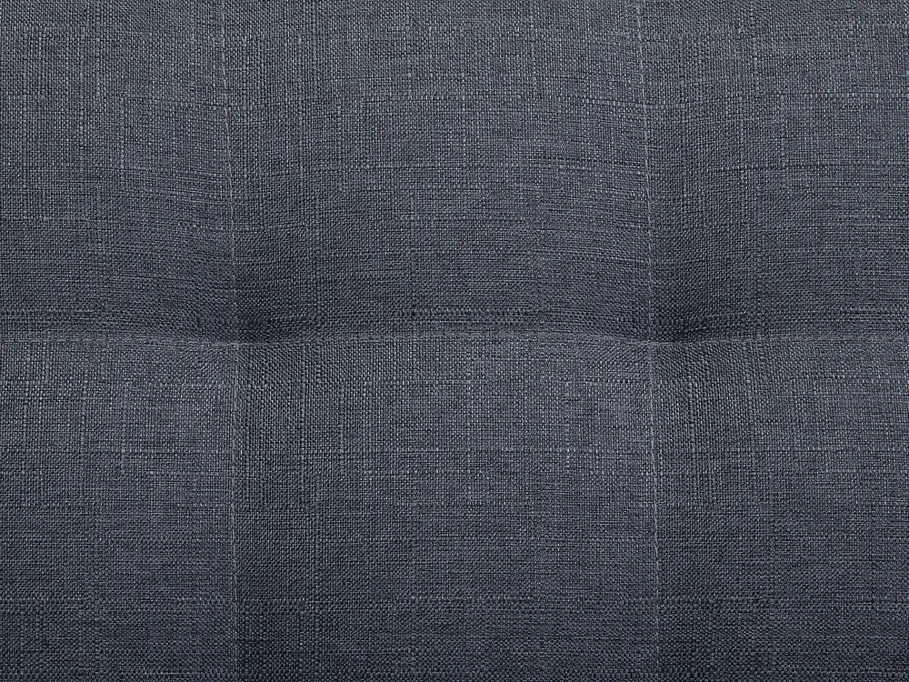 Modular U-Shape Sofa Bed 5 Seater Fabric Dark Grey Denby