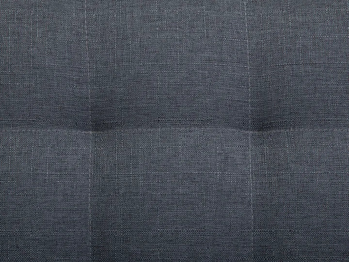 Modular U-Shape Sofa Bed 5 Seater Fabric Dark Grey Denby