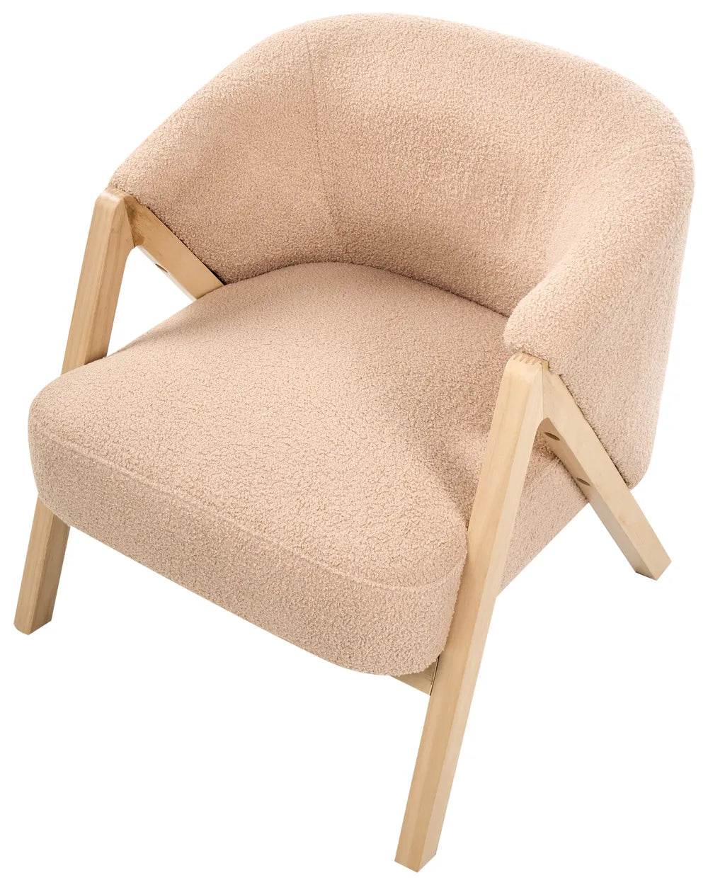 Armchair Boucle Beige Tyler
