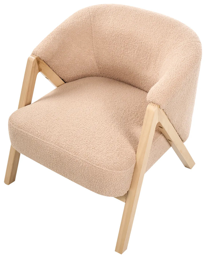 Armchair Boucle Beige Tyler