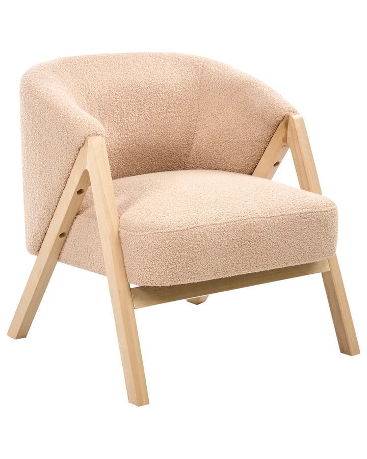 Armchair Boucle Beige Tyler