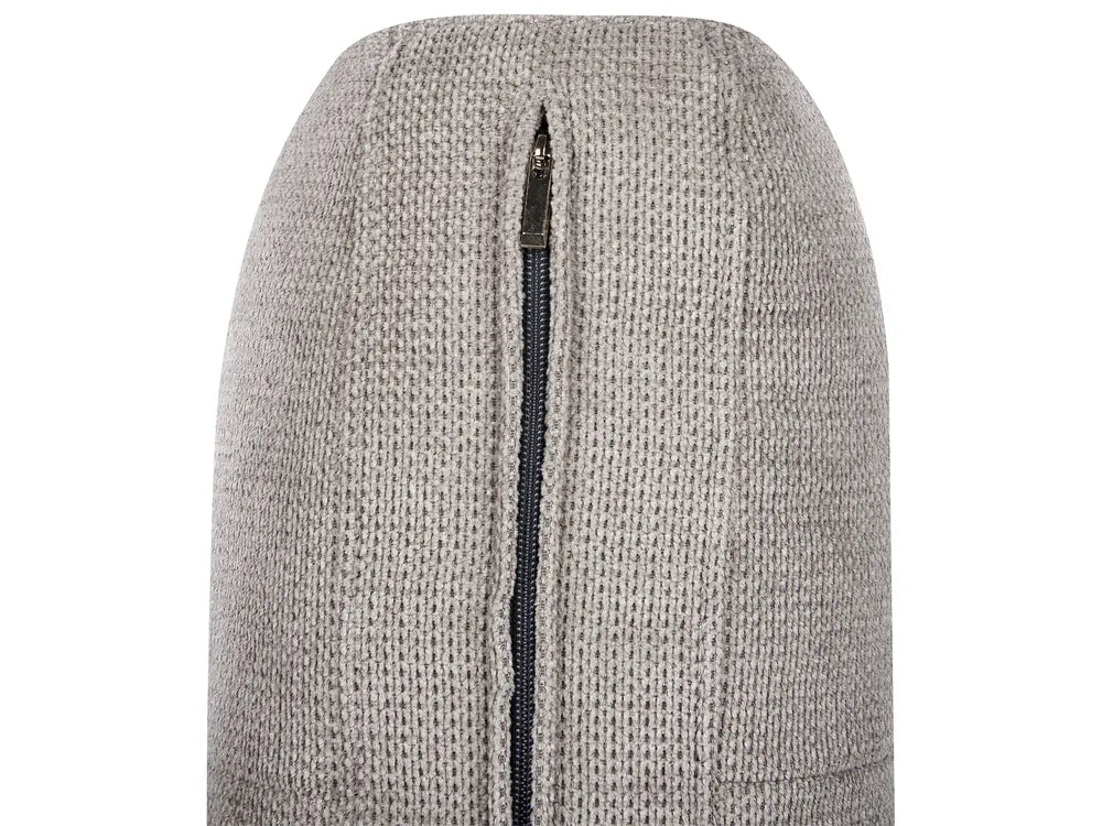 Sofa 2 Seater Fabric Light Grey Demacio