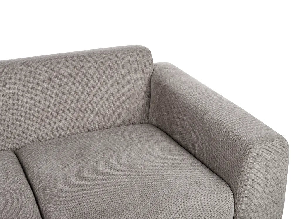 Sofa 2 Seater Fabric Light Grey Demacio