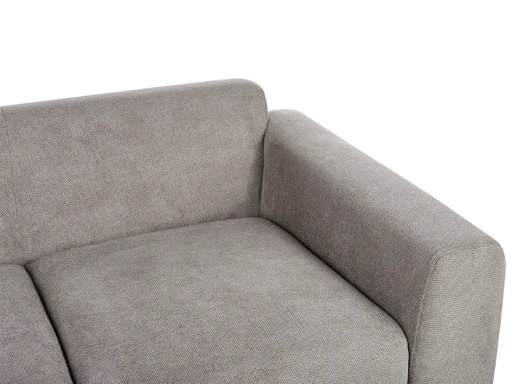 Sofa 2 Seater Fabric Light Grey Demacio